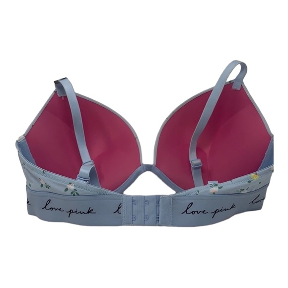 Pink Victoria’s Secret Super Push Sz34D Bra NWOT - Picture 5 of 7